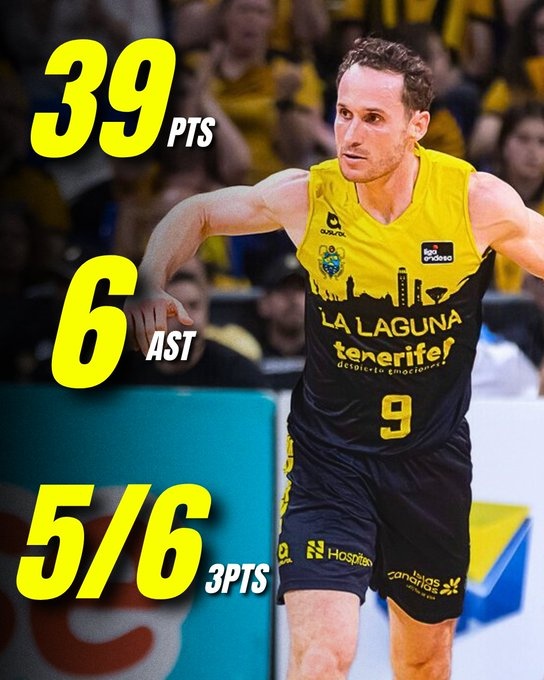 湖人舊將！42歲胡爾塔斯西甲季后賽砍39分6助 今年還斬獲聯(lián)賽MVP