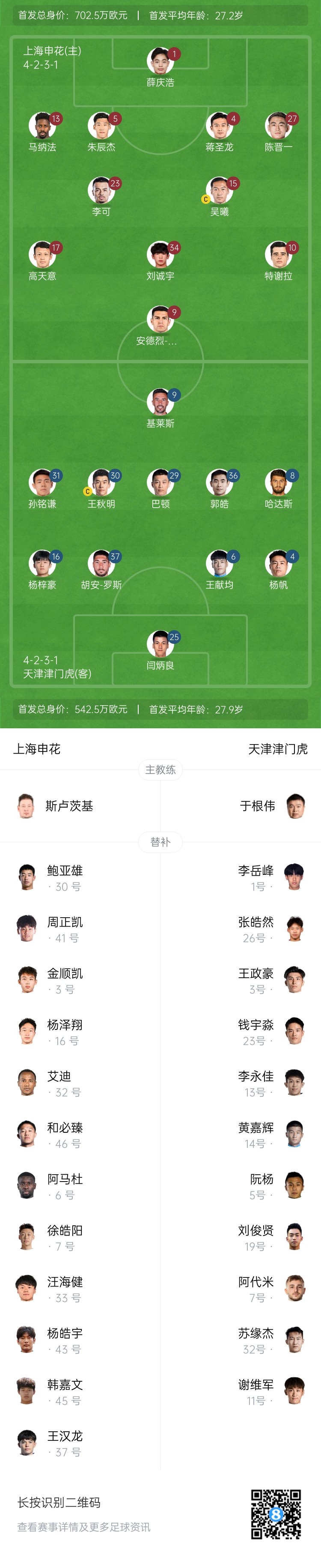津門虎跟隊(duì)談戰(zhàn)申花首發(fā)：阿代米有傷在身，黃嘉輝還在調(diào)整狀態(tài)