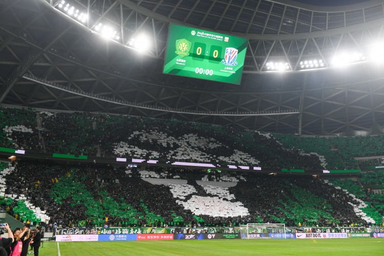 北青：京滬戰(zhàn)工體將展現(xiàn)全場TIFO，圖案將從一層延伸到三層