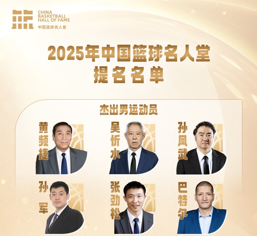 傳奇自傳承！上直播吧 舉薦中國籃球名人堂成員——男運動員篇